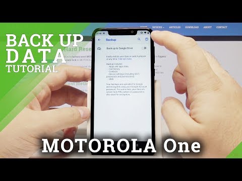 How to Enable Google Backup in Motorola One - Backup Account
