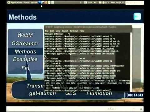 Producing WebM content with GStreamer