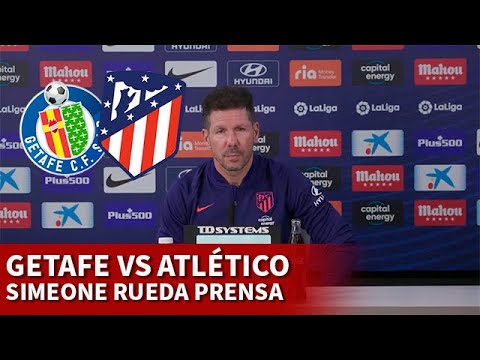GETAFE vs ATLÉTICO | SIMEONE, rueda prensa previa: LUIS SUÁREZ, GRIEZMANN, TARJETAS... | DIARIO AS