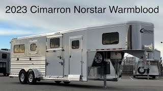 A preview image of the linked video showcasing 2023 Cimarron Norstar Warmblood 2 + 1