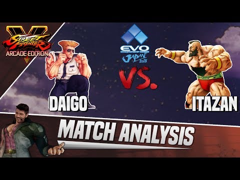 SFV AE Match Analysis: EVO Japan 2018 - Daigo vs. Itabashi Zangief