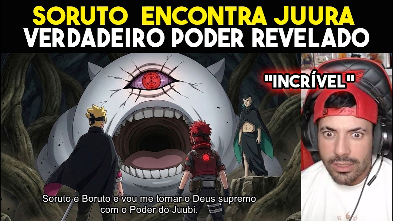 Boruto e Soruto Uzumaki encontram Jura Otsutsuki e a Besta de 10 caudas o mais poderoso Juubi #3