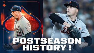OTHERWORLDLY 👽 Tarik Skubal's 13 strikeouts are the MOST EVER in winner-take-all Postseason game!