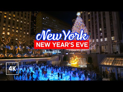 NYC New Year’s Eve🗽 New York Walking Tour 4K