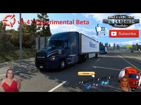 American Truck Simulator (1.41 Beta) Version 1.41 Open Beta Released First Look + DLC's & Mods