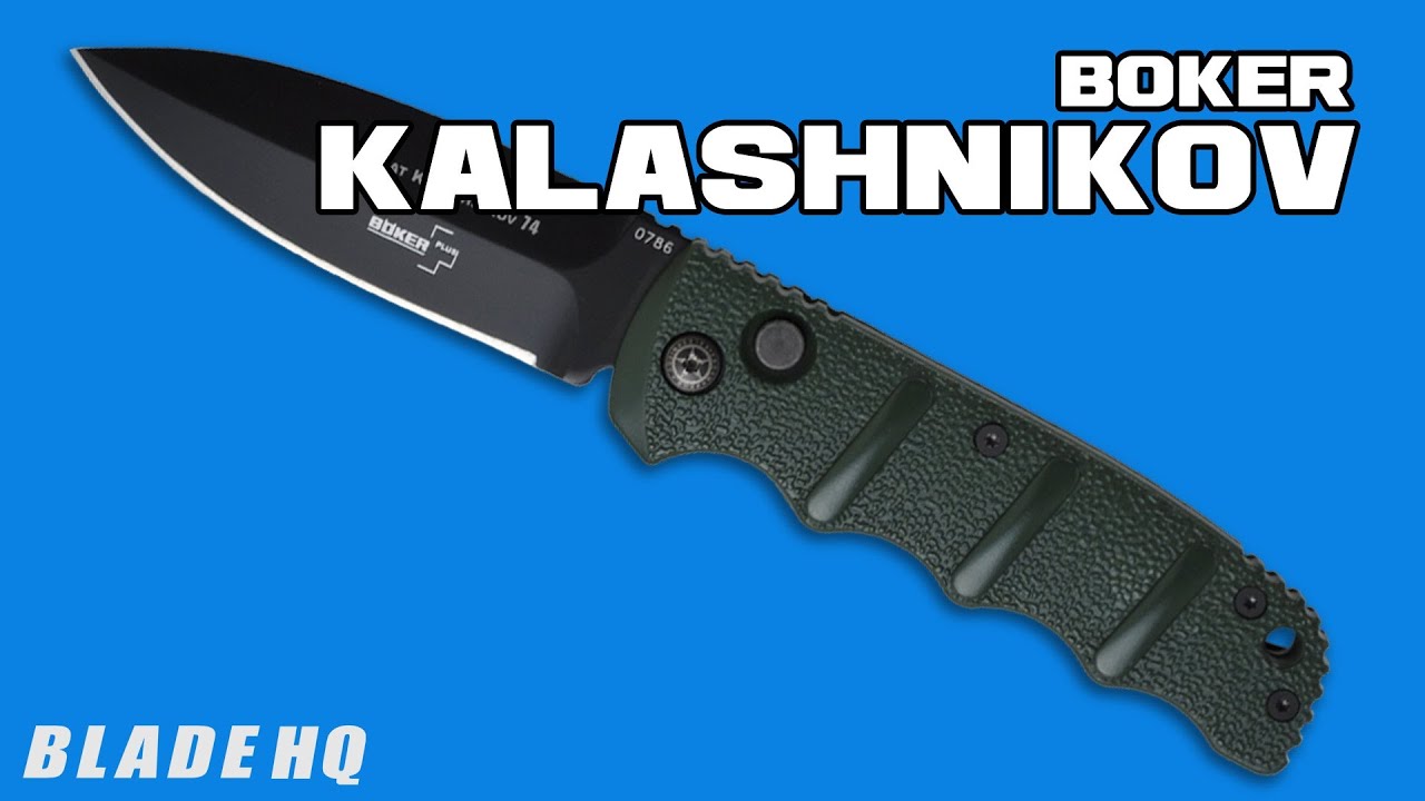 Boker Kalashnikov Dagger Automatic Knife Tyranny Teal (3.25" Stonewash)