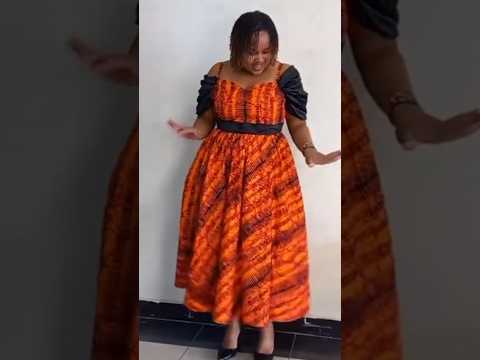 Beautiful kitenge outfit for Ladies #zamakalefashion #fashion #latestafricaprint #africanfashion