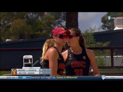 CAL vs USC - Pac 12 Womens Beach Volleyball Championships (April 27th 2018)