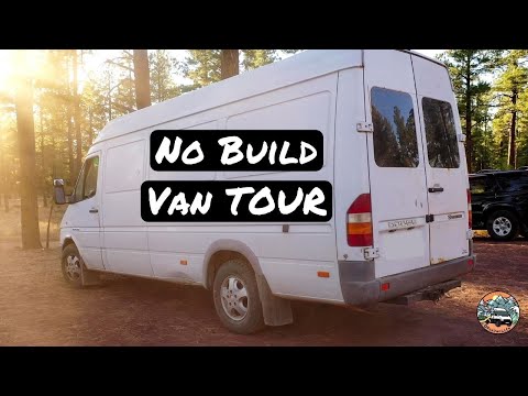 Build a Van Fast VAN TOUR Low Budget Van Build | FnA Van Life