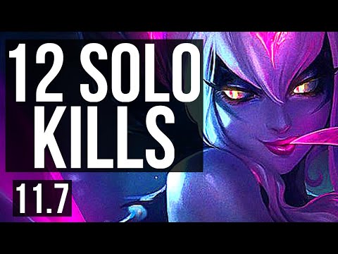 EVELYNN vs DR. MUNDO (JUNGLE) | 20/0/2, 12 solo kills, Legendary, 1.1M mastery | BR Diamond | v11.7