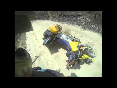 cape york drz 400 and a 650 dr  and peter on a wr250  #3