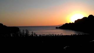 preview picture of video 'Schinaria sunset - Crete'