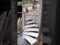 Installing spiral staircase #shorts #youtubeshorts #viral #civilwork #shortsvideo