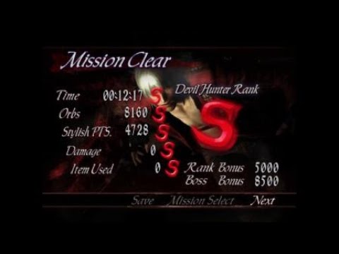 Devil May Cry 3 HD Mission 18 DMD SS Rank - Chessboard and Boss Gallery