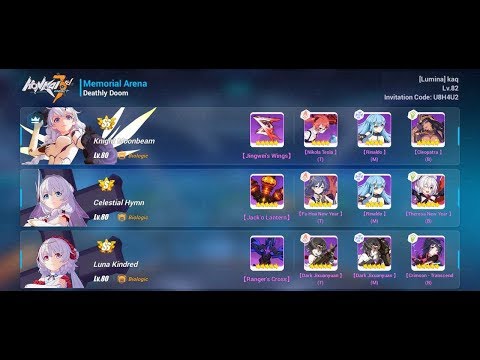 Memorial Doom using F2P KMB CH LK team (30.5k)