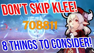 8 THINGS TO CONSIDER FOR KLEE&#39;S RERUN BANNER!