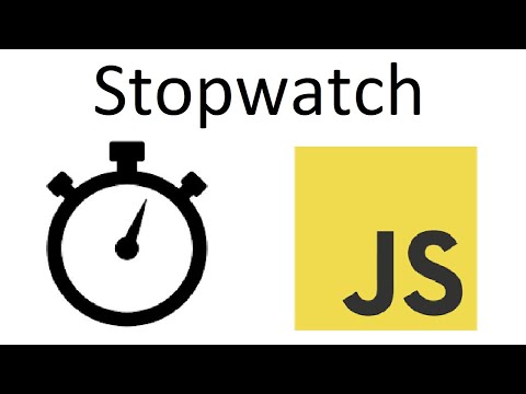 Create A Simple Stopwatch Using Javascript Js Stopwatch Tutorial
