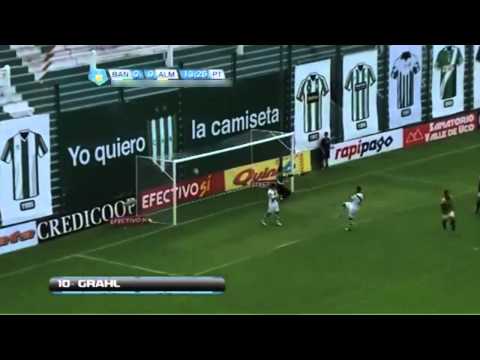 Gol de Federico Grahl (0-1) - Banfield 2-1 Alte Brown - Fecha 22. B Nacional 2013-14