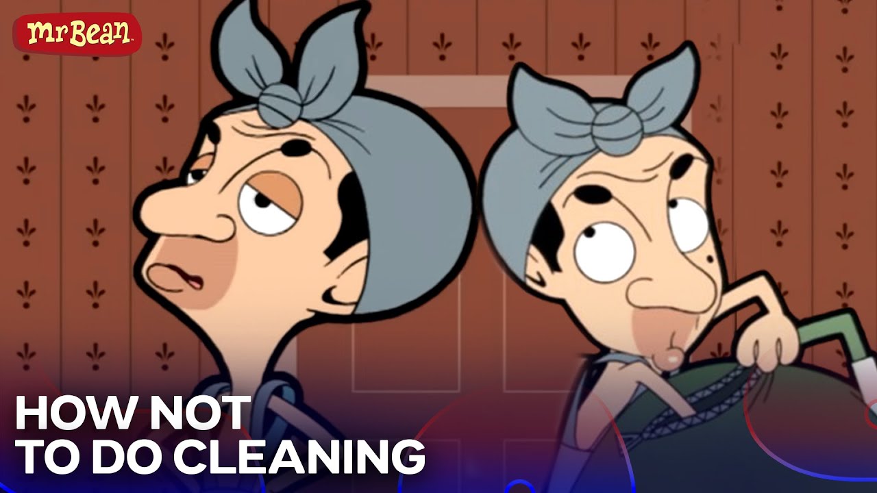 Mr. Bean's Style of Cleaning | Mr Bean Animated Season 1