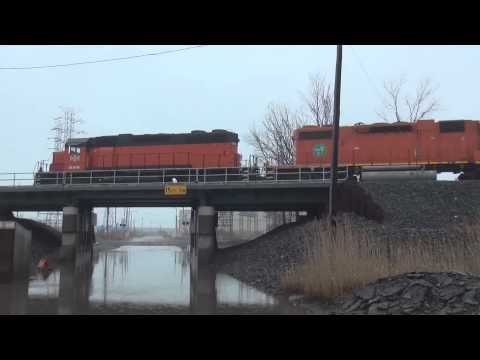 Northwest Indiana Trains Part 2 12/26/15 IHB NS N&W 8103 UP CSX B&LE EJ&E HLCX CN NS 6920 BNSF
