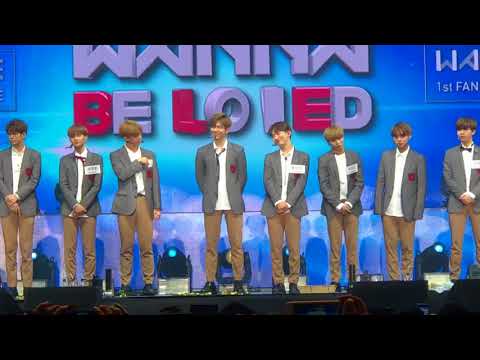 170922 Wanna One in Sg - Kang Daniel ending ment