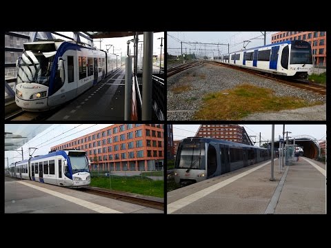 RET Metro (RSG3 & SG3) en HTM Trams (RegioCitadis) op Leidschenveen