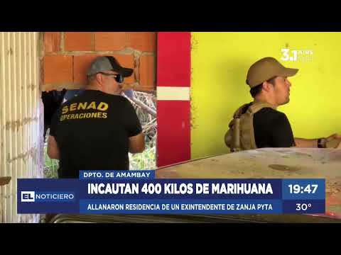 PJC | La SENAD allanó residencia de un exintendente de Zanja Pyta.