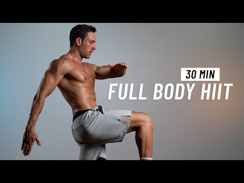 20 MIN FULL BODY HIIT Workout - Strength & Burn (No Jumping + No Equipment)