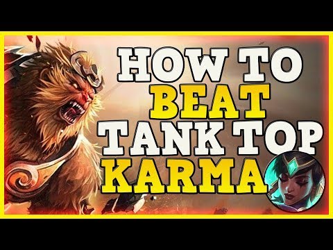 💪YOU FACING TANK TOP KARMA? NP! 💪 | WUKONG TOP VS TANK KARMA - League of Legends