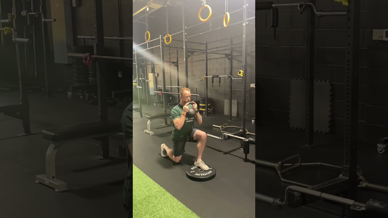 Deficit Goblet Split Squat