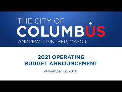 2021 Operating Budget Announcement