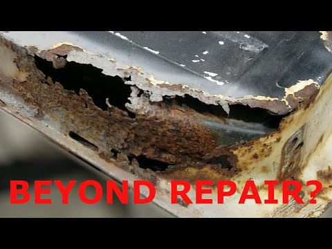 1979 Chevy Square Body - can a novice repair this rusted door?