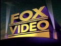 Fox Video Logo 1993 With Short Fanfare