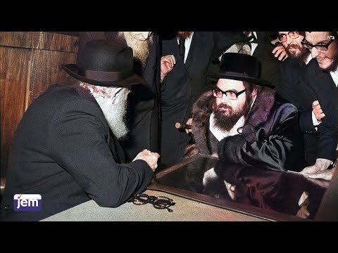 The Belzer Rebbe's Meeting With The Lubavitcher Rebbe