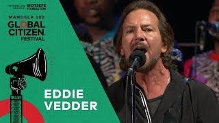 Eddie Vedder Performs “Long Road” with Soweto Gospel Choir | Global Citizen Festival: Mandela 100
