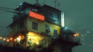 Rainy City Night 🏮 Relaxing Rain Beats To Sleep And Study