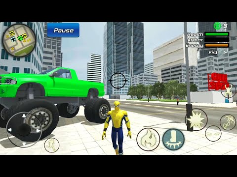 Flying Spider Rope Hero City Battle | Super Spider Superhero Amazing Missions - Android GamePlay HD