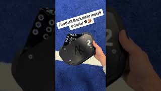 How to Install Football Backplate Tutorial