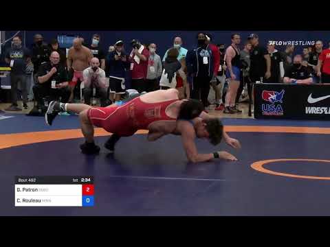 97 Kg Quarterfinal - Guy Patron, Dubuque Wrestling Club Vs Christian Rouleau, Minnesota Storm