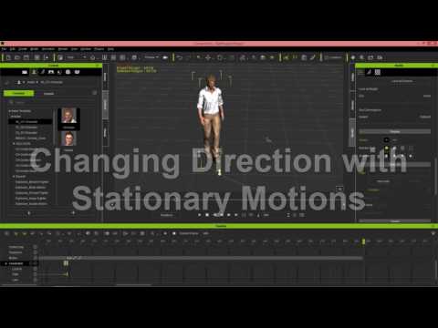 iClone 6.5 Tutorial - Walking & Changing Direction