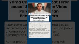 Unggah Konten Parodi Penanganan Banjir Sumatera, Yama Carlos Mengaku dapat Teror hingga Kerabat
