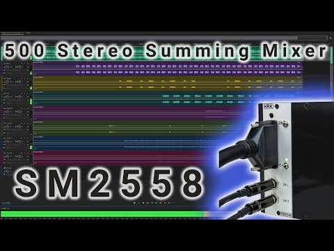 SM2558 | Stereo Analog 500 Summing Mixer - Single Unit image 2