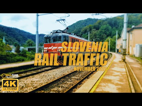 Rail Traffic | November 2020 | Country Lockdown!!!  SLOVENIA[4K]
