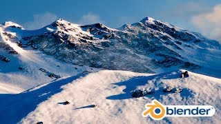 Pisou na terra chegou a um pico alto de um monte? veja como se faz no blender um!