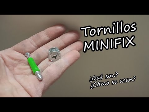 Tornillos Minifix / Como se colocan