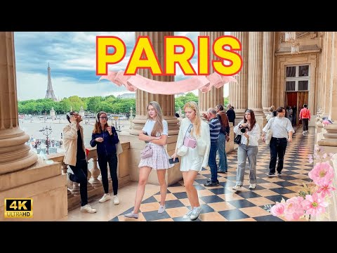 Paris, France 🇫🇷 - Paris 2024, Paris Beautiful Places Tour | Paris Walk 4K  (▶1h22)