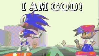 Cover art for FNF VS Sonic.Exe Rewrite: ROUND 2 - Trinity Encore