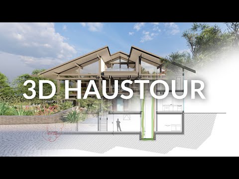 DREAMY ART 6 HUF HOUSE with idyllic garden & lake view | #3dart #visualisation