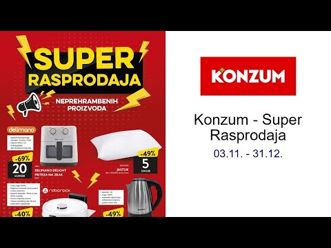Konzum - Super Rasprodaja 03.11. - 31.12.