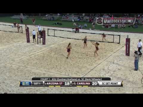 South Carolina Sand Volleyball Defeats Arizona State 4-1